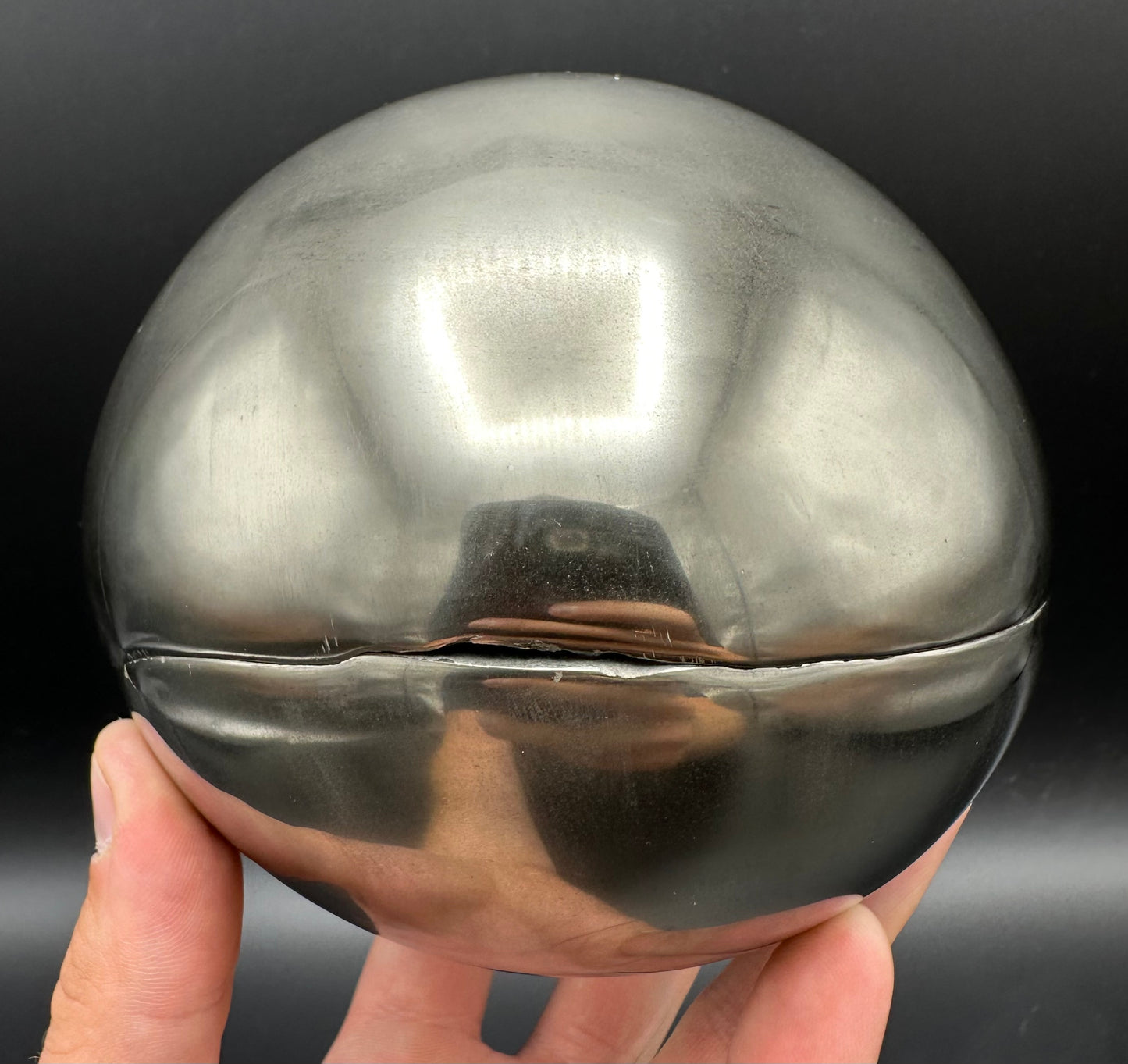 Golden Egg (IMPLANT) Ichthyosaur Vertebra fossil with stand - Whitby, North Yorkshire Jurassic Coast