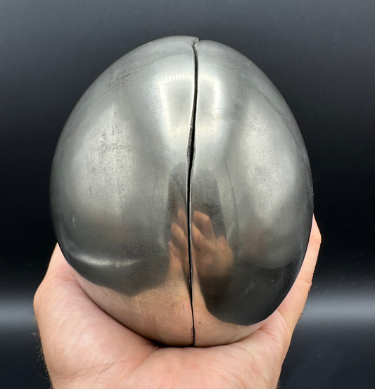 Golden Egg (GENUINE) Ammonite Fossil With Stand - Whitby, North Yorkshire Jurassic Coast Yorkshire Fossils