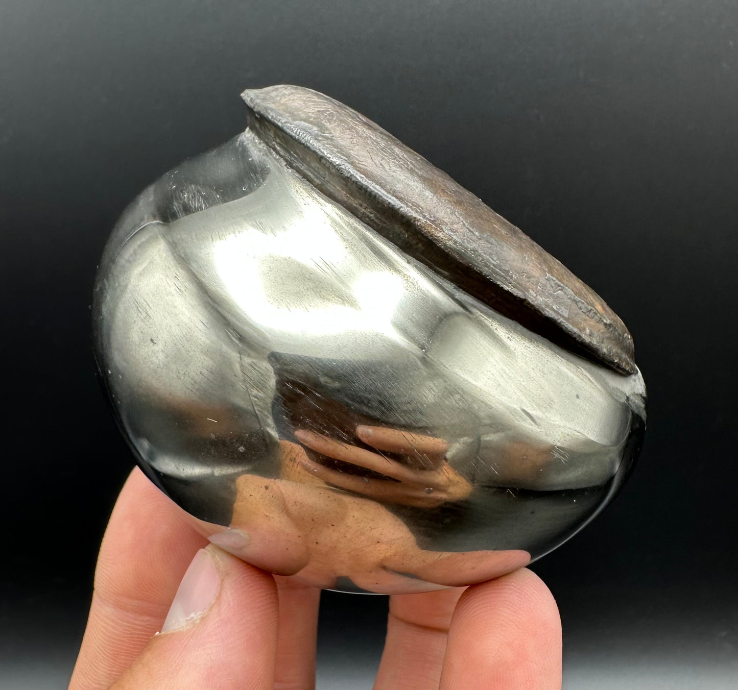 Golden Egg (GENUINE) Ammonite Fossil With Stand - Whitby, North Yorkshire Jurassic Coast Yorkshire Fossils