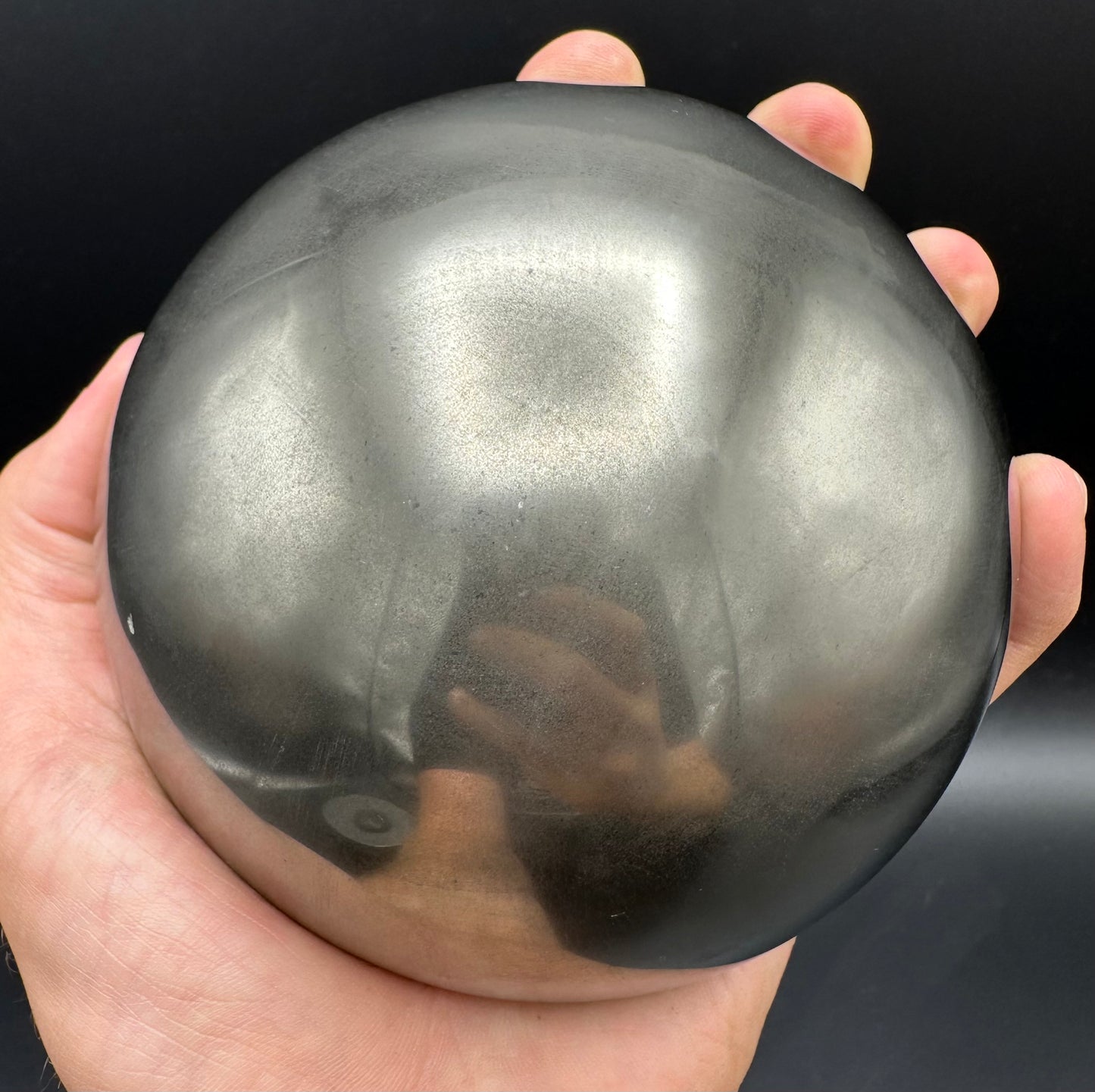 Golden Egg (IMPLANT) Ichthyosaur Vertebra fossil with stand - Whitby, North Yorkshire Jurassic Coast